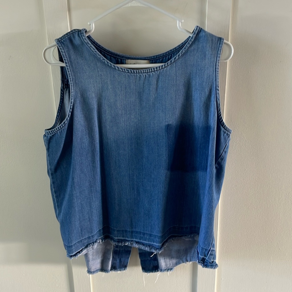Cloth And Stone Denim Sleeveless Top